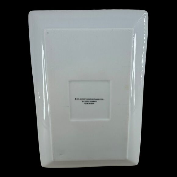 Boston Warehouse "Tinsel Town Fireproof Icicles" Catch All Dish Retro Box 2006 - Picture 4 of 6